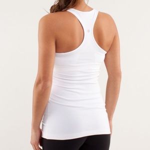 Lululemon Cool Racerback Tank Top White Size 10